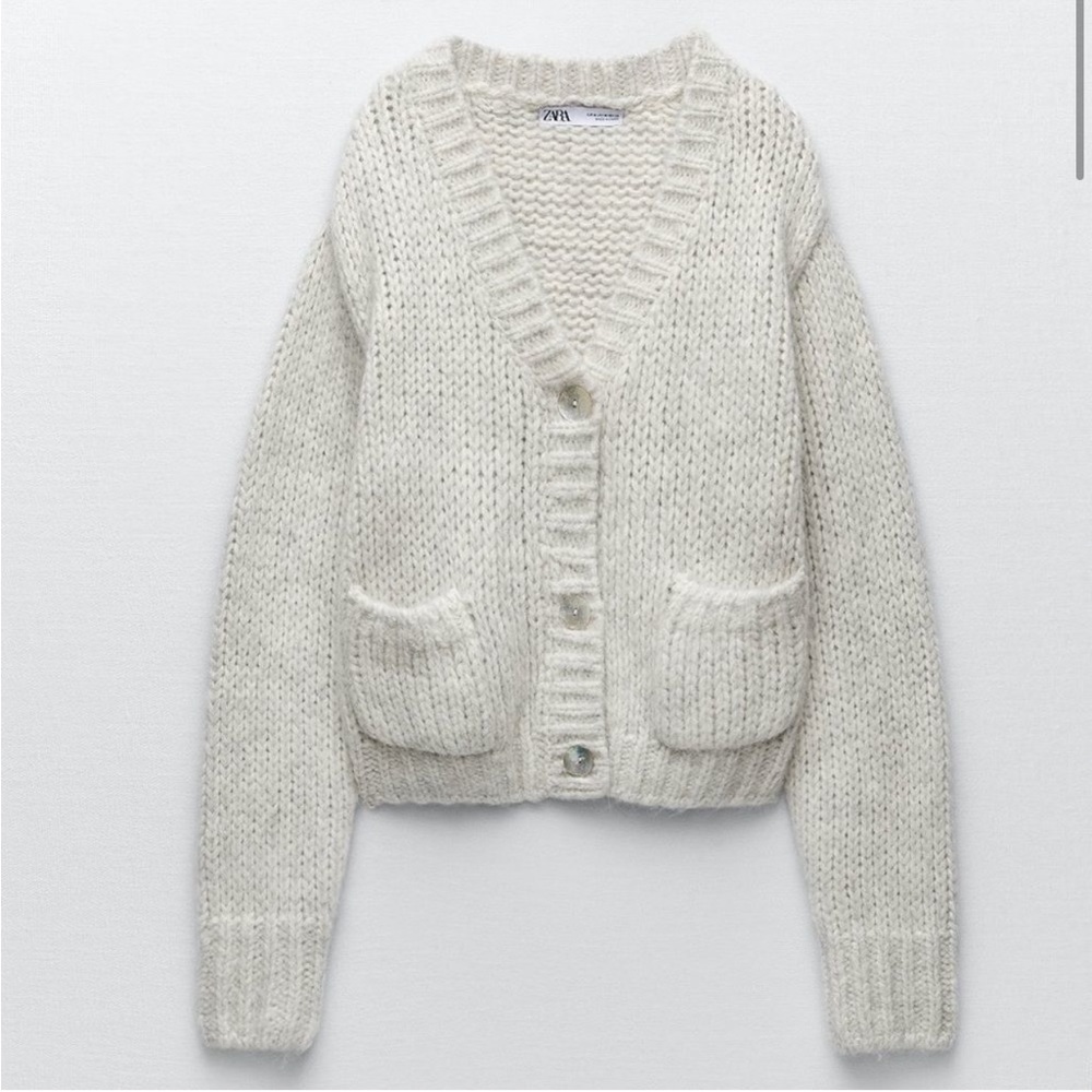 ZARA WOOL AND ALPACA BLEND CARDIGAN LIMITED EDITION